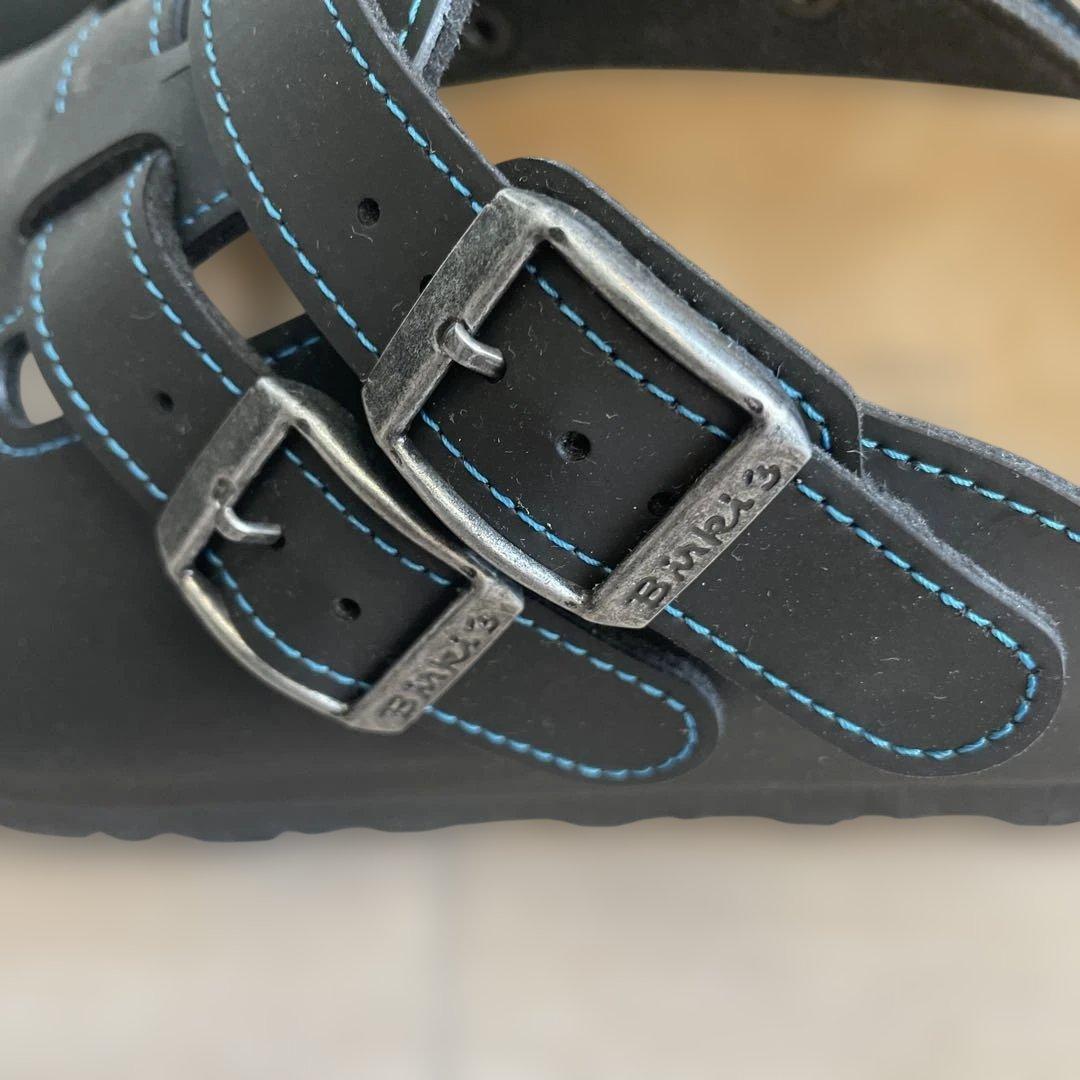 ビルケンシュトックビルキーバックル付き黒クロッグサンダル　40 新品未使用