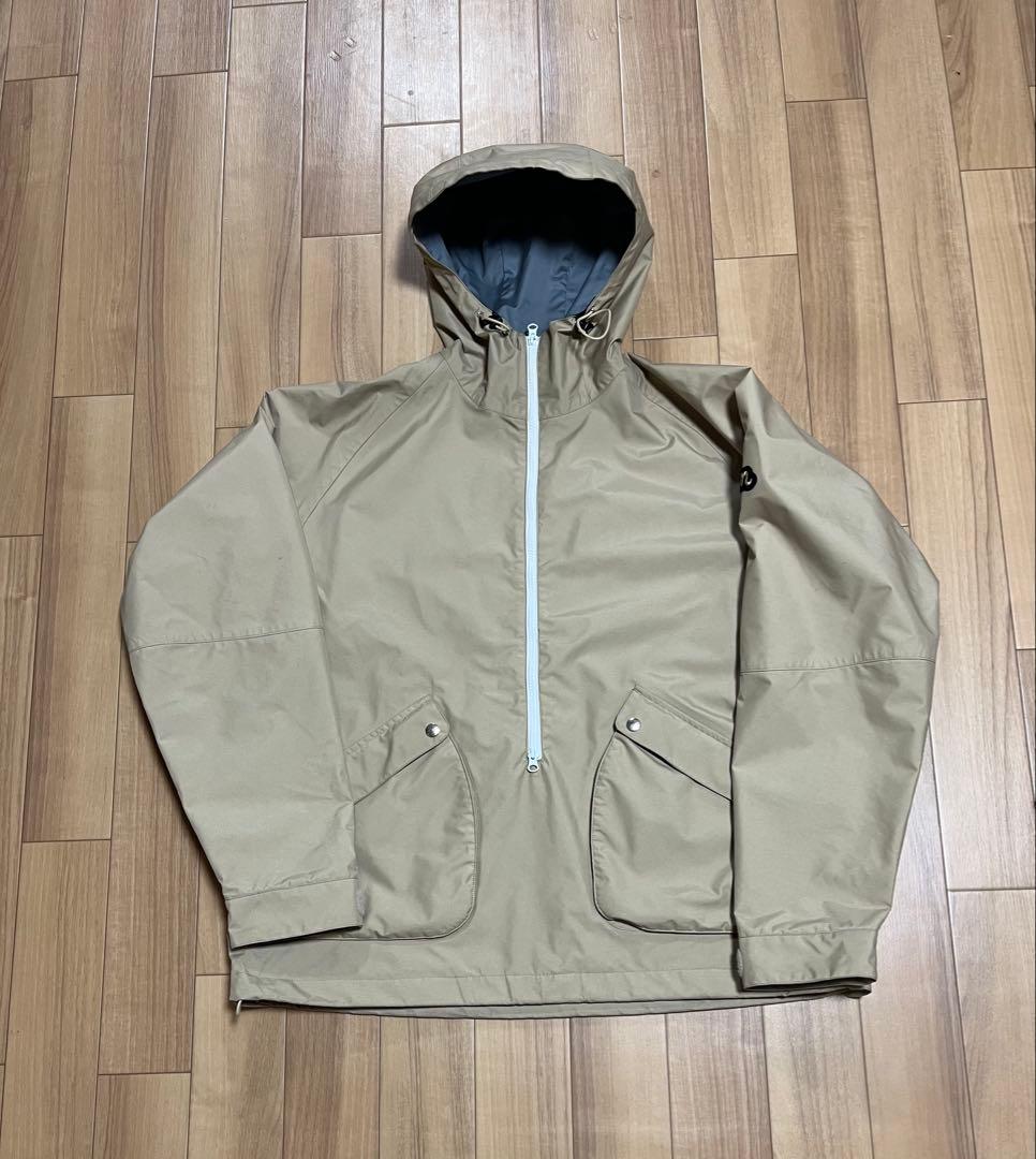 BOGENフード付きナイロンジャケット ベージュ
