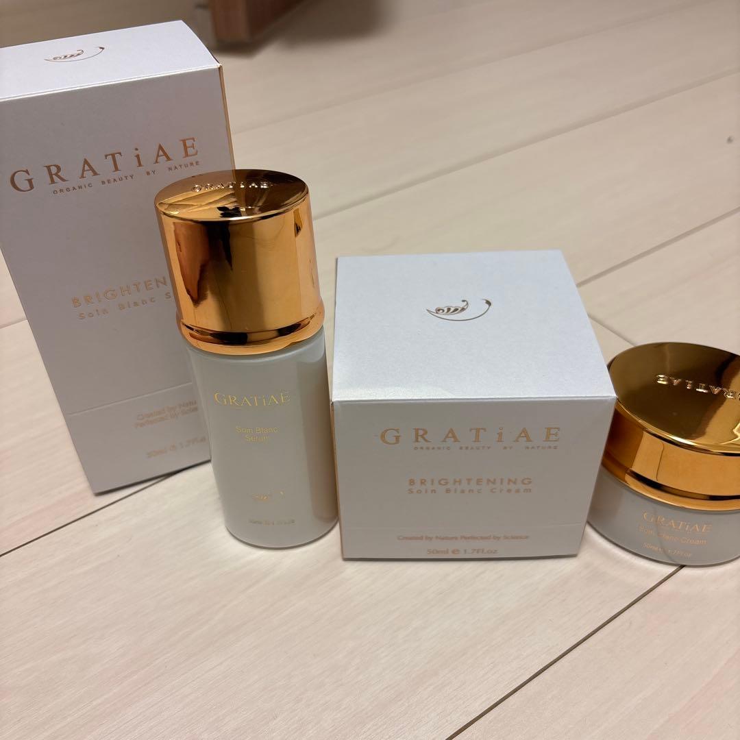 GRATIAE ソワンブランセラム　ソワンブランクリーム