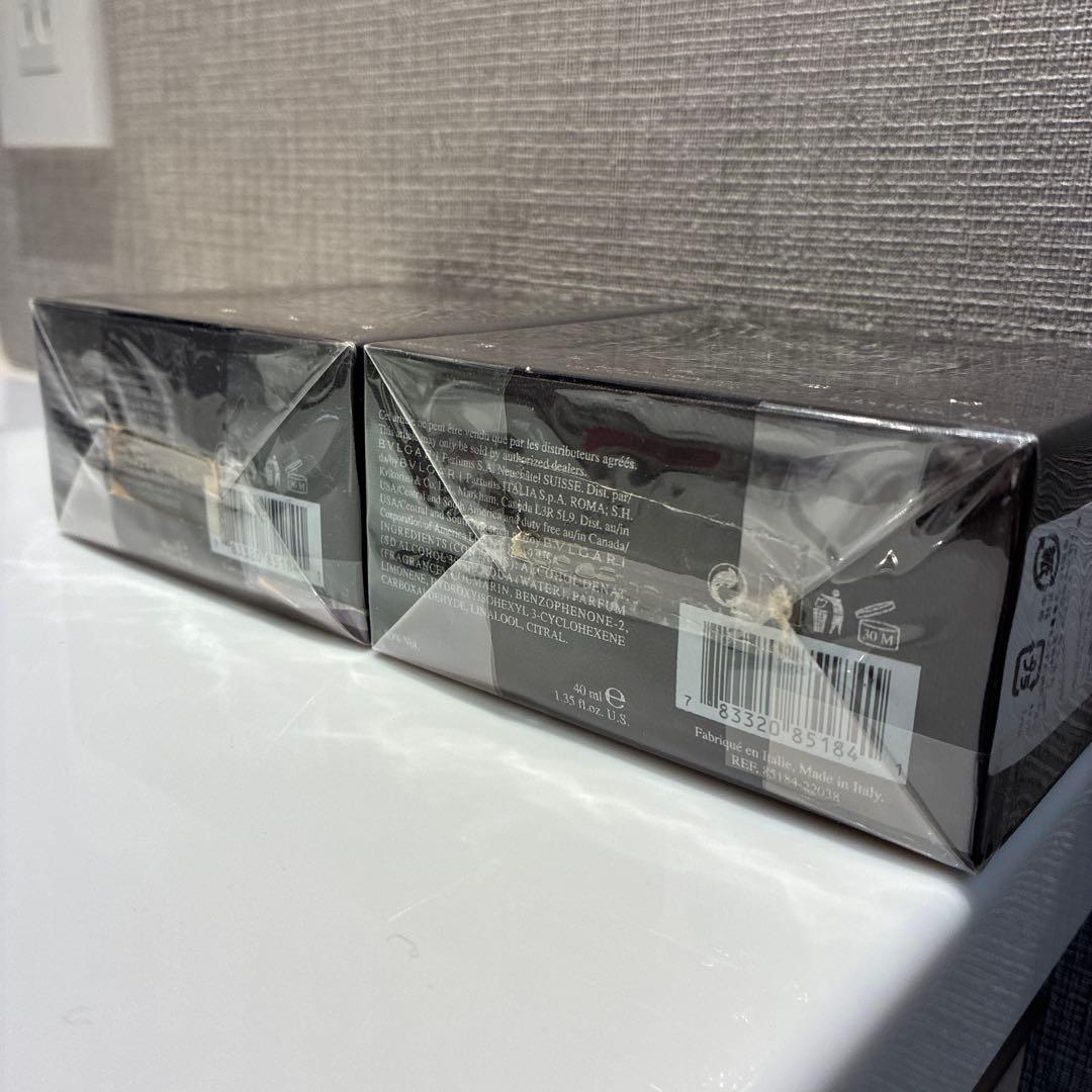 【未開封2個セット】BVLGARI ブルガリ ブラック　オードトワレ 廃盤