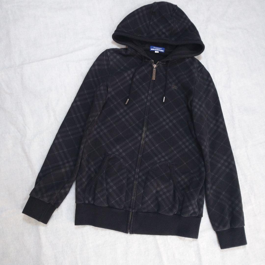 いのぺい　バーバリーブルーレーベル ジップパーカー 38 M