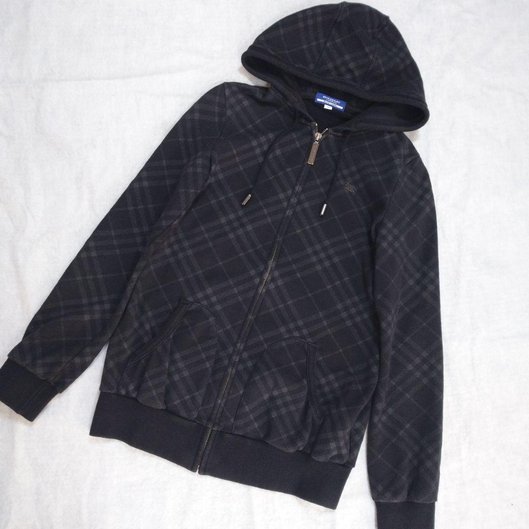 いのぺい　バーバリーブルーレーベル ジップパーカー 38 M