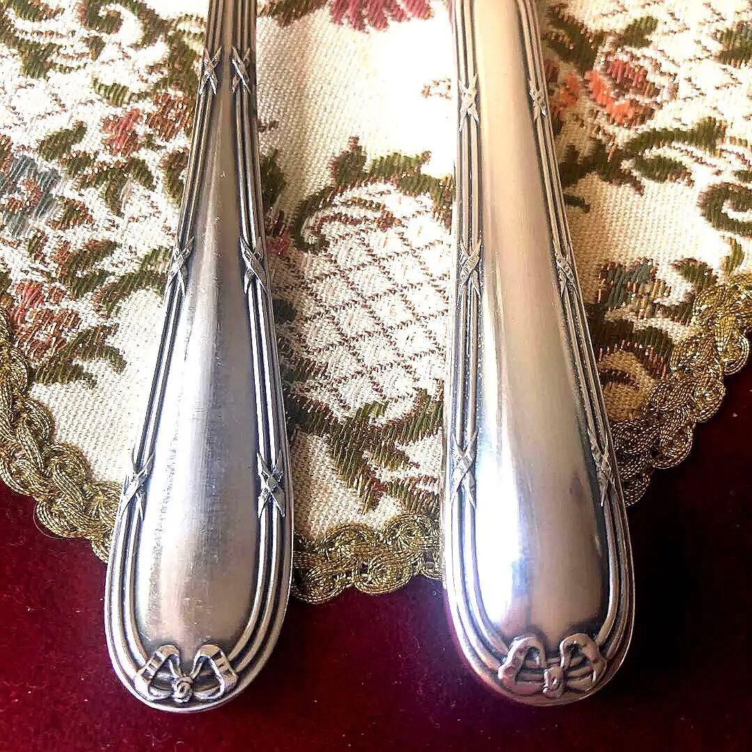 シルバープレート　ナイフフォークセット　フリオネフランソワ社　ヴィンテージ