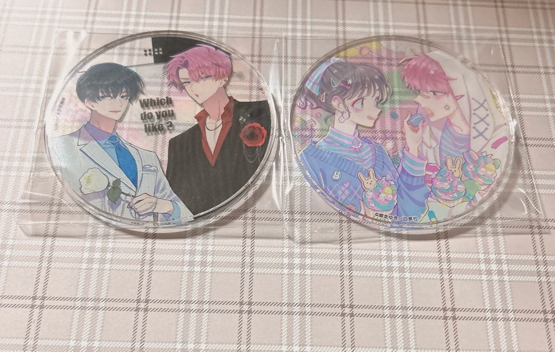 多聞くん今どっち！？　アクリルコースター