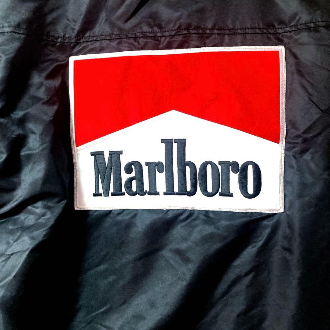 ALPHA INDUSTRIES Marlboro ナイロン ジャケット 黒