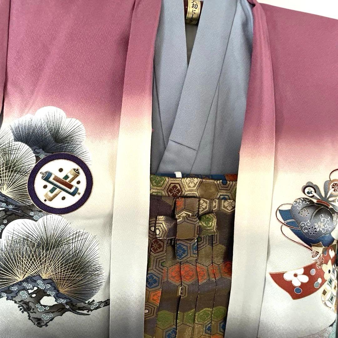 ５歳 男の子　着物　袴　羽織り　小物セット