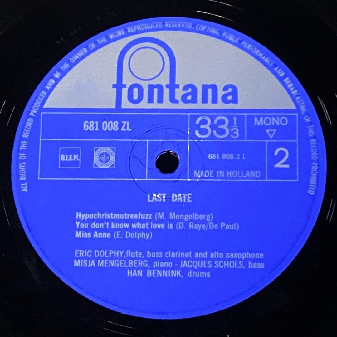 ★超激レア！名盤【オランダ・オリジナル/MONO/深溝DG】エリック・ドルフィー
