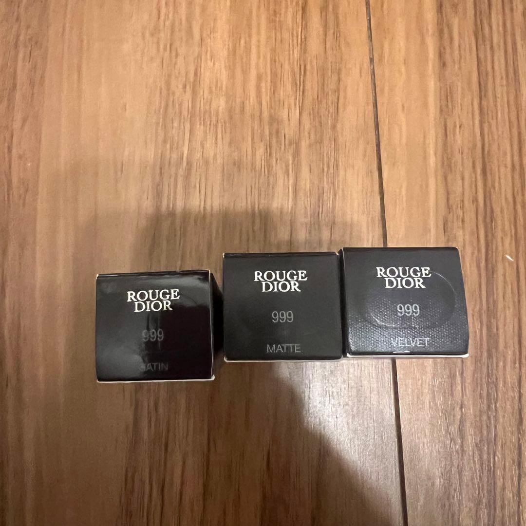 【新品未使用】Dior リップ 3本セット　クリスマスまで限定値下げ