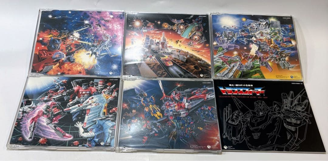 アニメ TRANSFORMERS HISTORY OF MUSIC 1984-1990