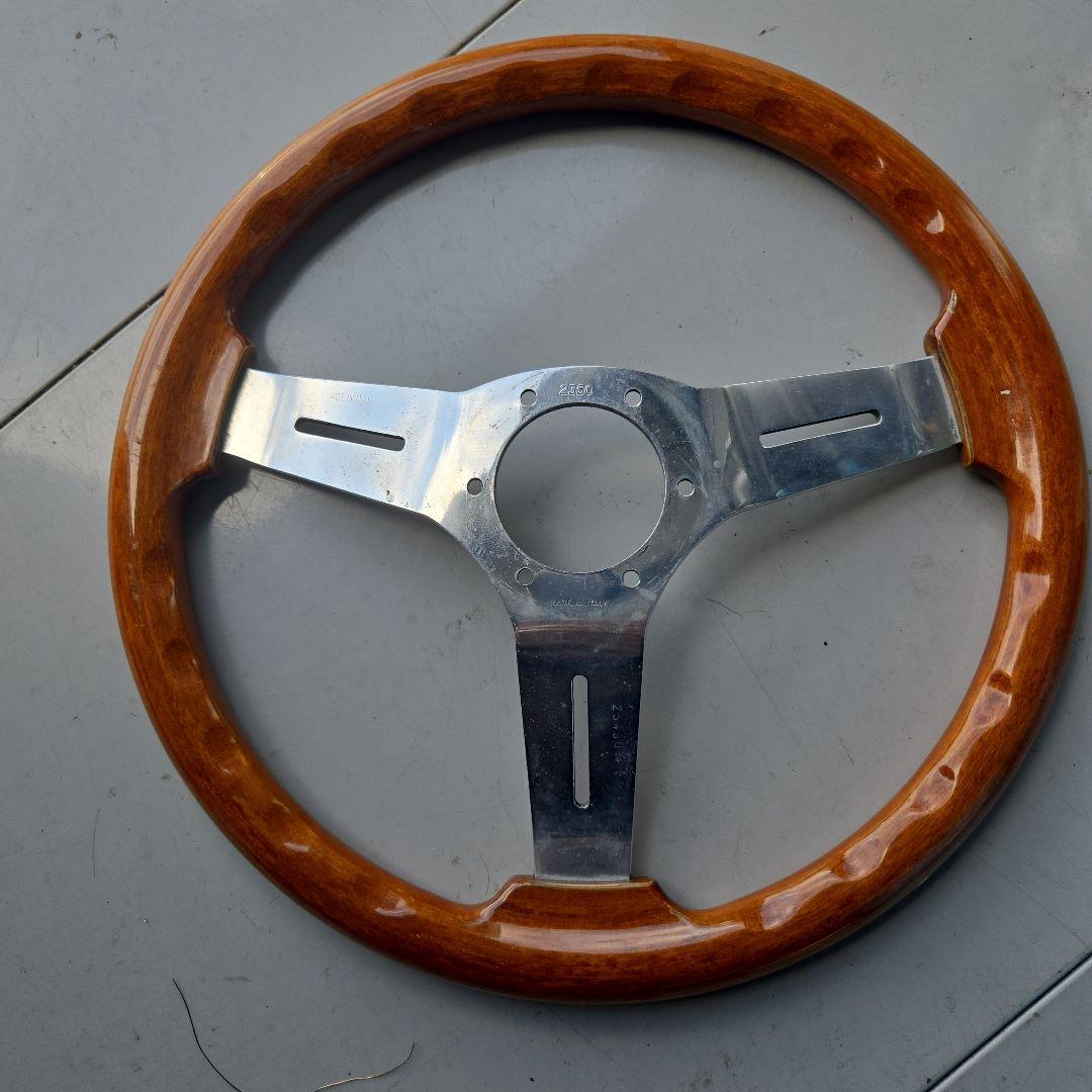 ウッド ステアリングホイール 3本スポーク