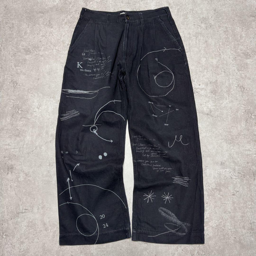 KnuthMarf クヌースマーフ ワイドパンツ　グラフィックパンツ　パンツ