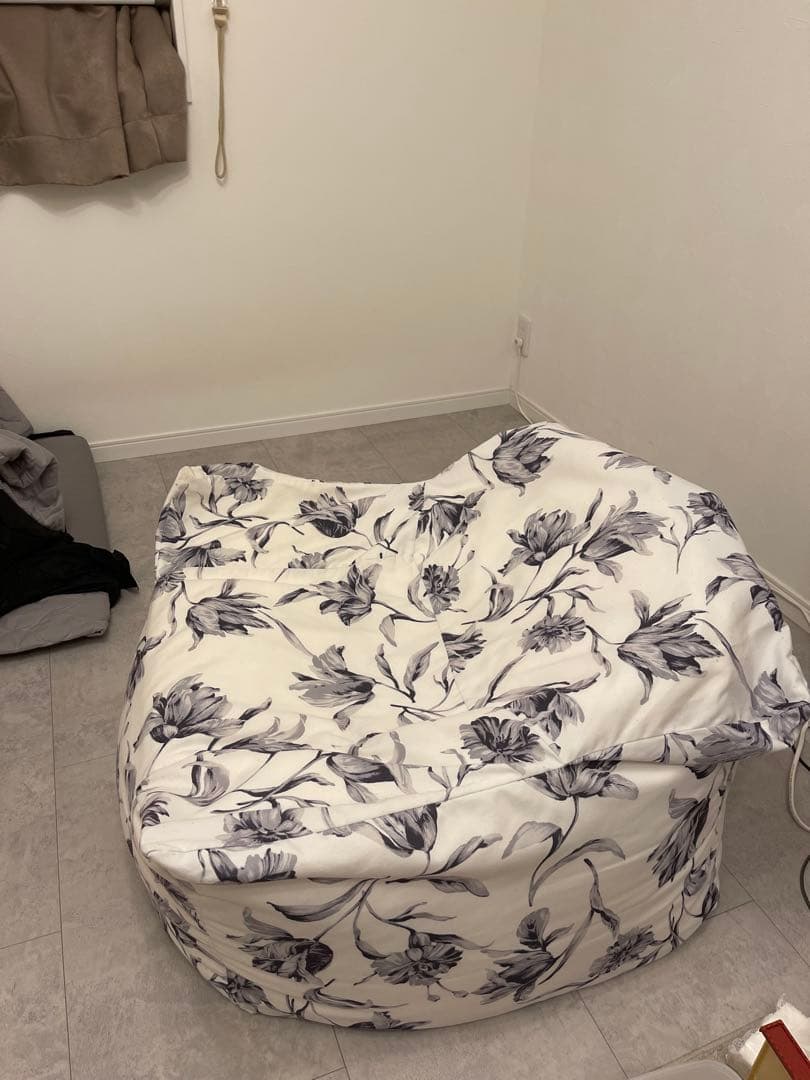 Francfranc ビーズクッション ルポゼ 花柄