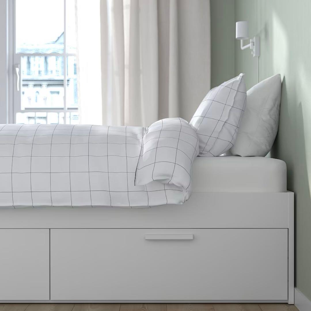 【値下げしました！】IKEA ブリムネス ダブルベッド