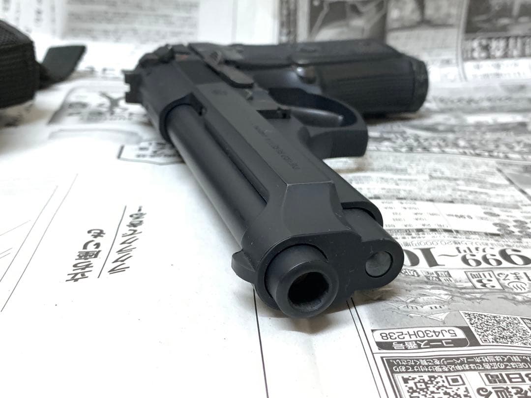 WA ベレッタ M92FS ガスブローバック ブラック 予備マガジン ホルスター