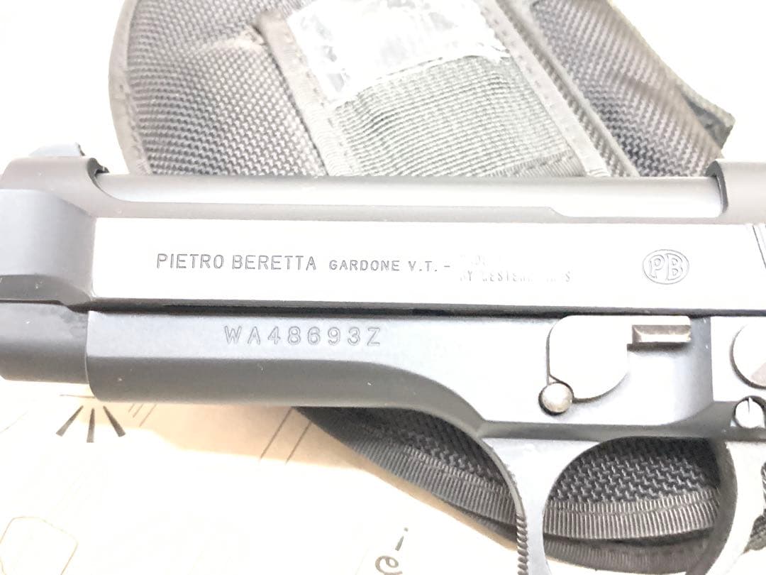 WA ベレッタ M92FS ガスブローバック ブラック 予備マガジン ホルスター