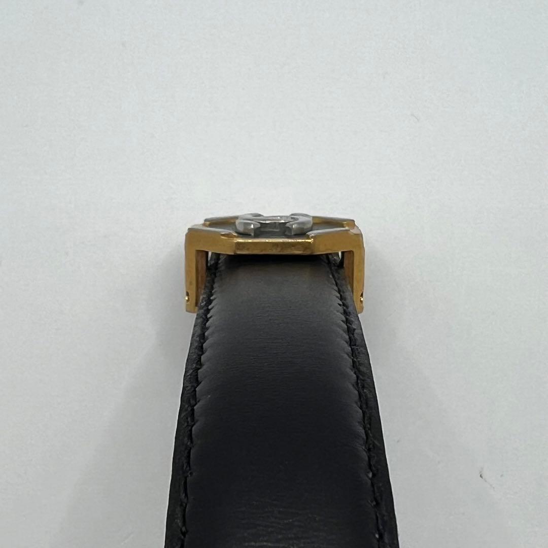【極美品】シャネル ベルト ココマーク ロゴ 80/32 ブラック レザー