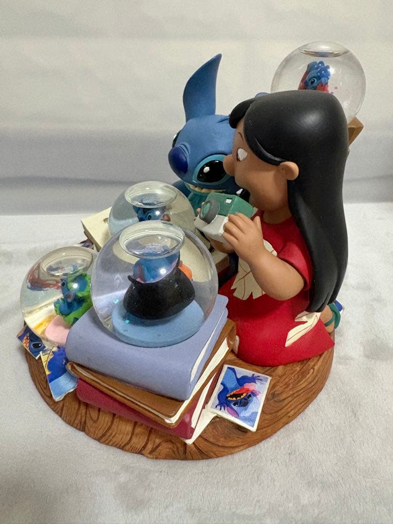Kartoon★リロ＆スティッチ Dオークション500限定スノーグローブ