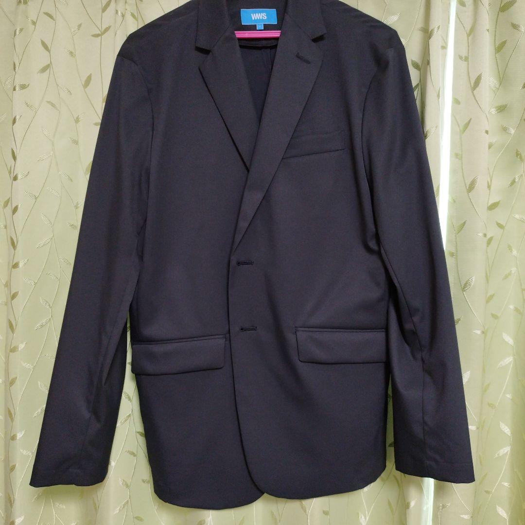 ば*び様 WWS スーツ セットアップ チャコール LL Bizテーラードジャケ