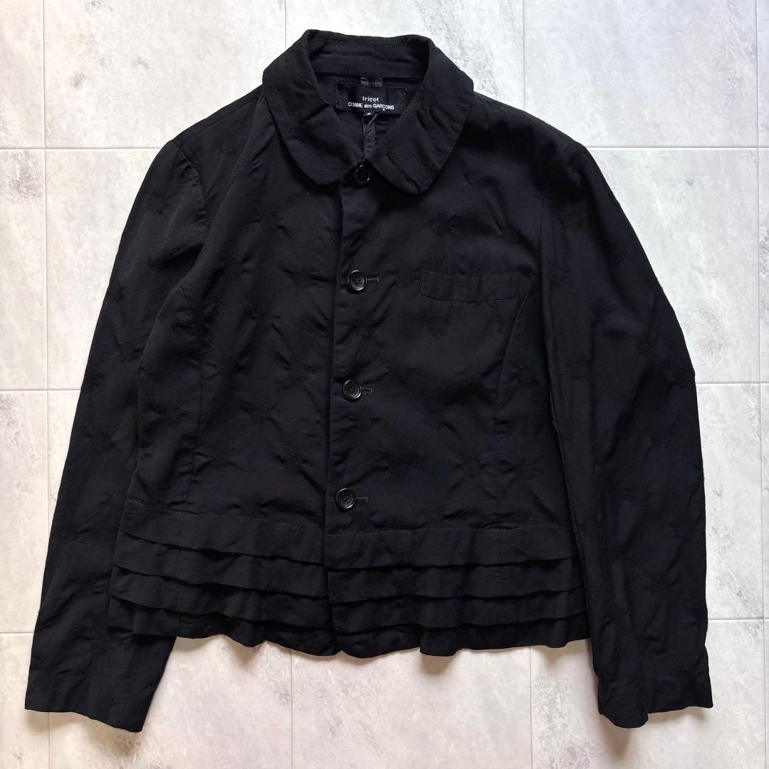 【archive】トリココムデギャルソン 丸襟ジャケット ドット AD2003