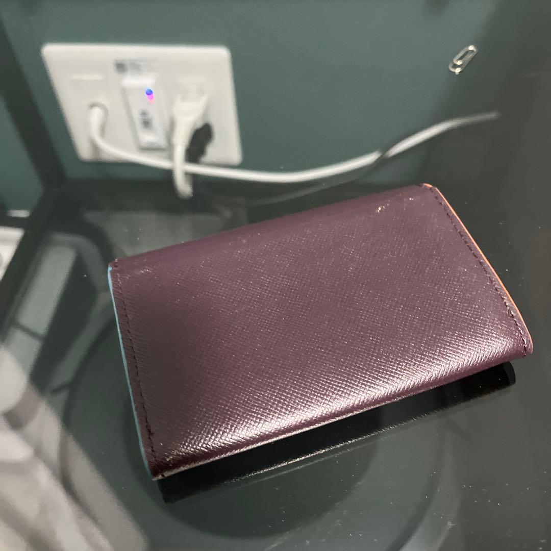 Paul Smith ダークパープル 名刺入れ