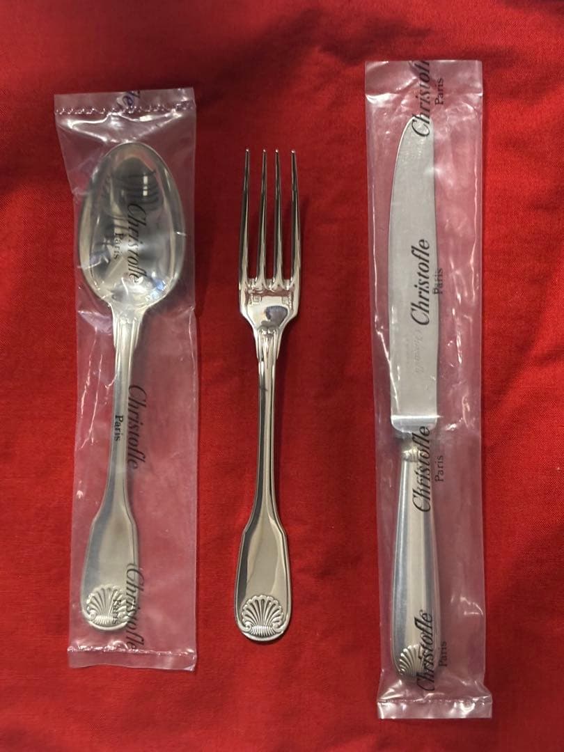 Christofle ヴァンドーム　デザートスプーン フォーク ナイフ