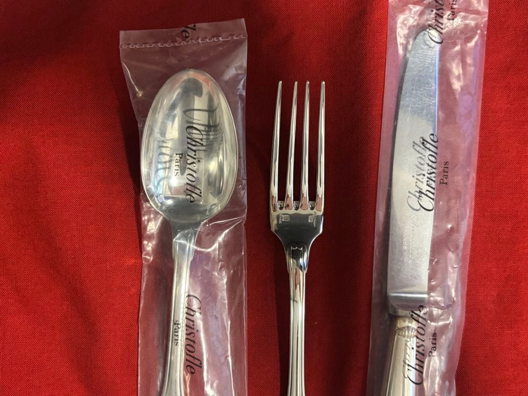 Christofle ヴァンドーム　デザートスプーン フォーク ナイフ