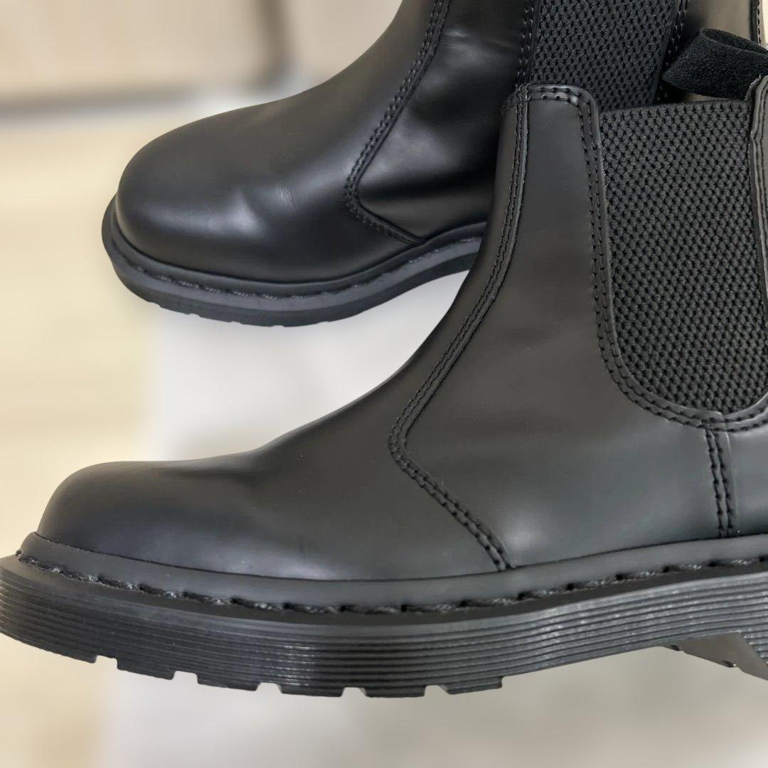 【未使用 試着のみ】ドクターマーチン ブラック サイドゴアブーツ レザー