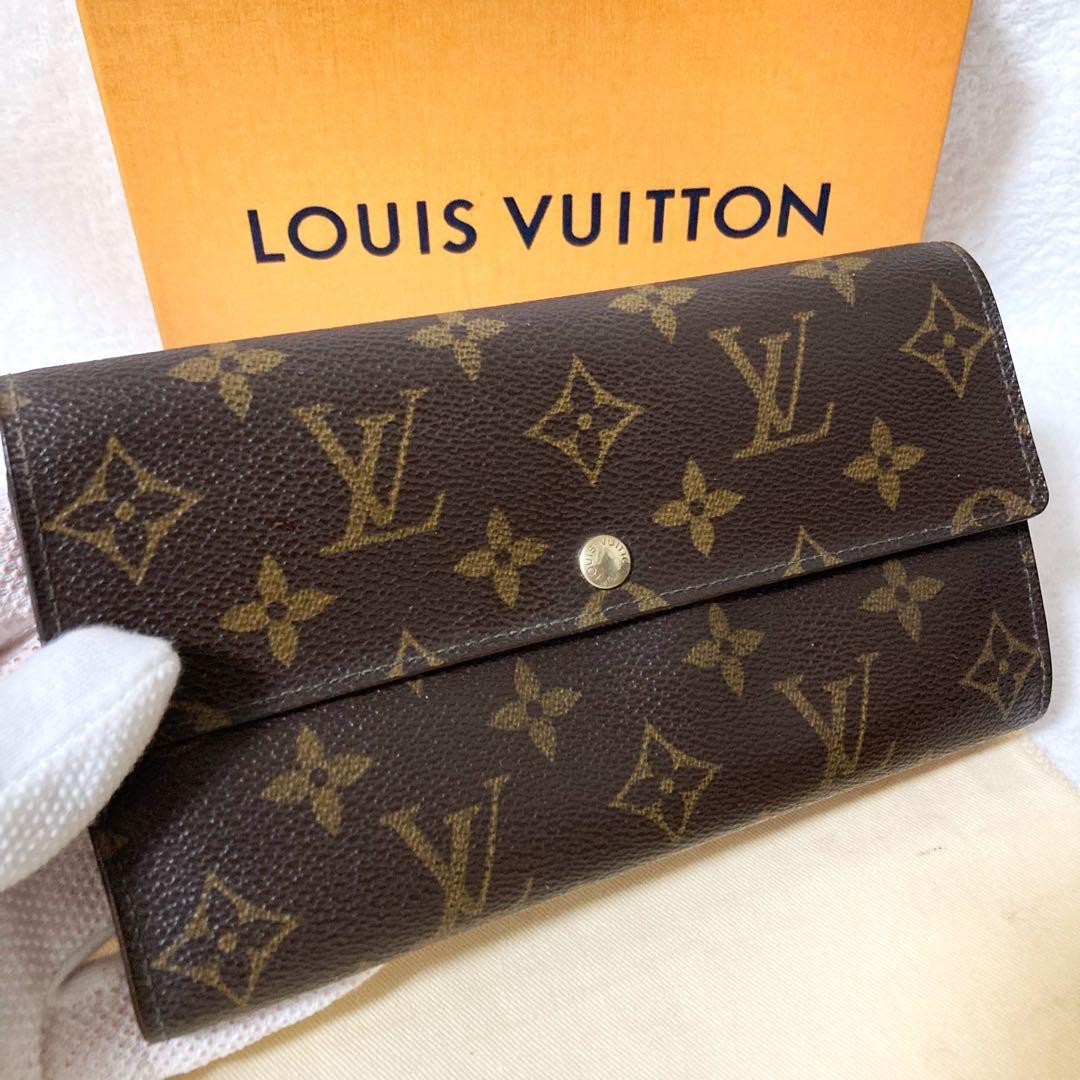 【美品】ルイヴィトン ☆ポルトフォイユサラ モノグラム 長財布 折り財布