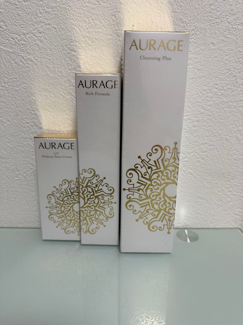 AURAGE リッチフォーミュラ+クレンジングプラス＋UVメイクアップベース