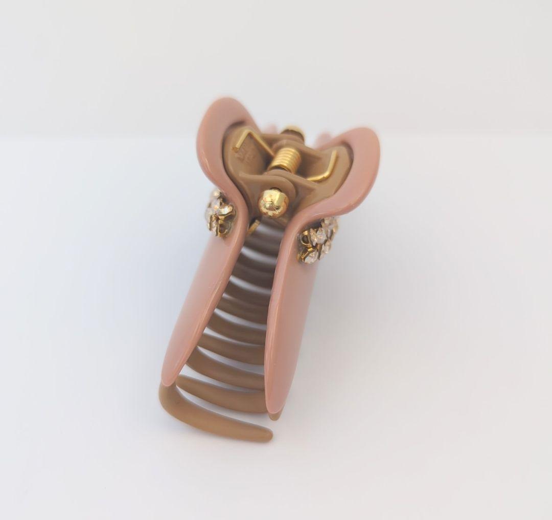 acca ヘアクリップ　Mサイズ　ピンクベージュ