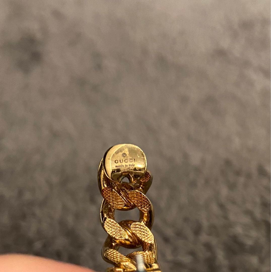 GUCCI フープピアス ゴールド