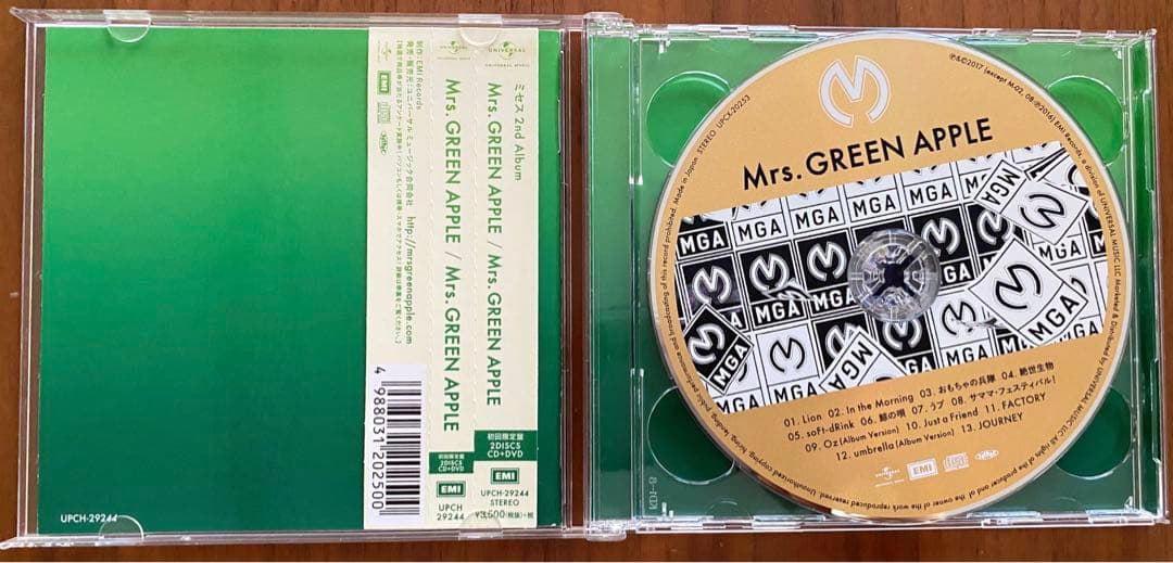 Mrs. GREEN APPLE 初回限定盤 ミセス 美品