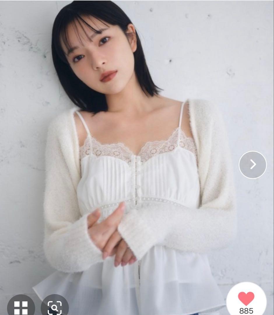 ボレロ×レースキャミセットアップ