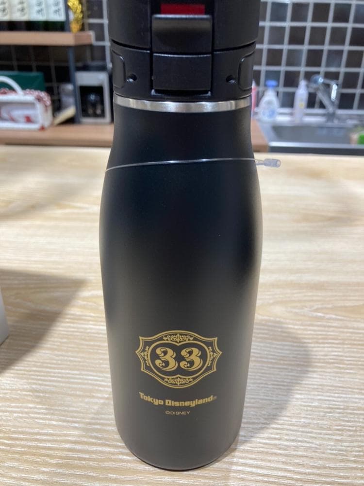 【レア】Tokyo Disneyland 33 ブラック水筒 500ml