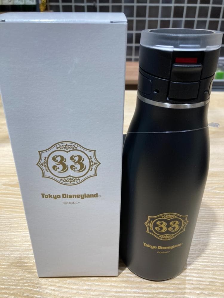 【レア】Tokyo Disneyland 33 ブラック水筒 500ml