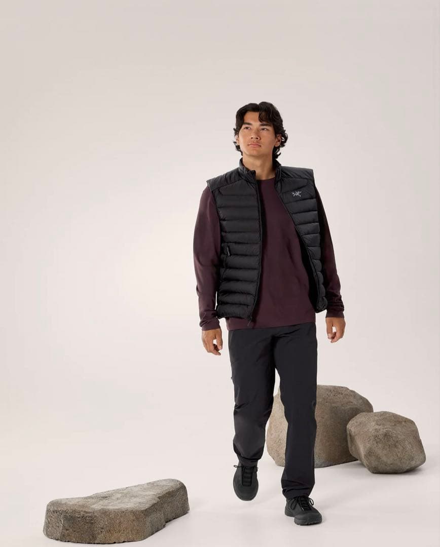 アークテリクス　セリウム　ブラック ダウンベスト M メンズ