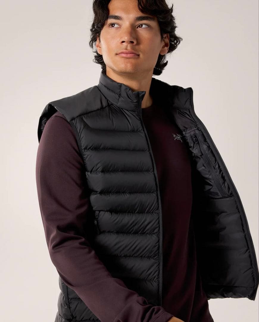 アークテリクス　セリウム　ブラック ダウンベスト M メンズ