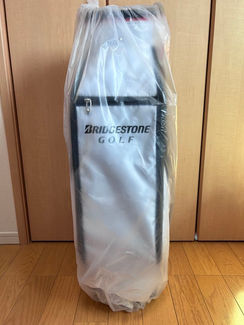 【新品/未使用】BRIDGESTONE GOLF キャディバッグ （9型）赤黒白