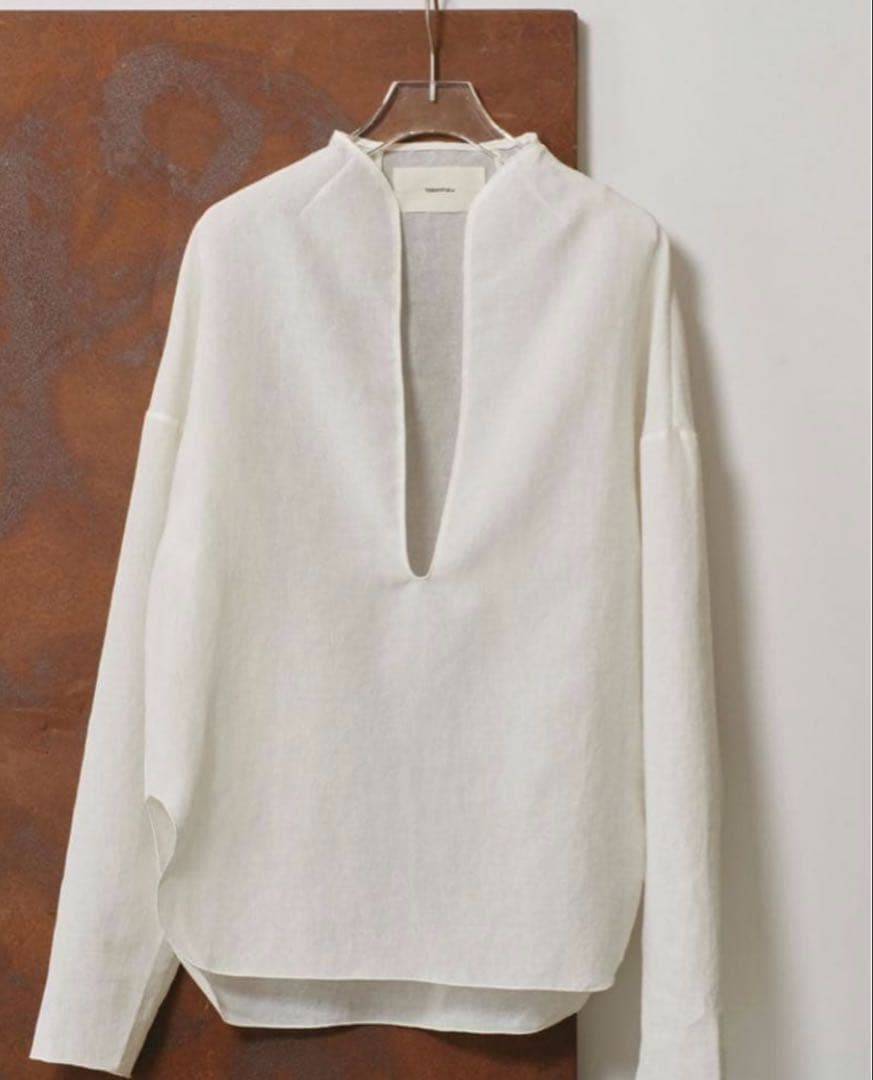 〔todayful〕スラブスリットシャツ