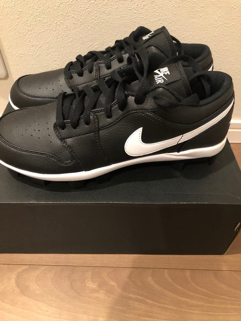 Jordan 1 RETRO MCS LOW ブラック 28cm スパイク