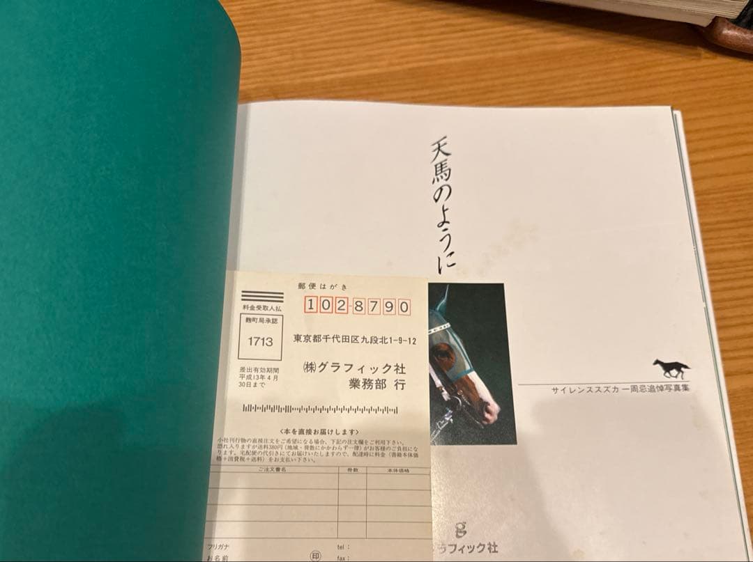 天馬のように : サイレンススズカ一周忌追悼写真集