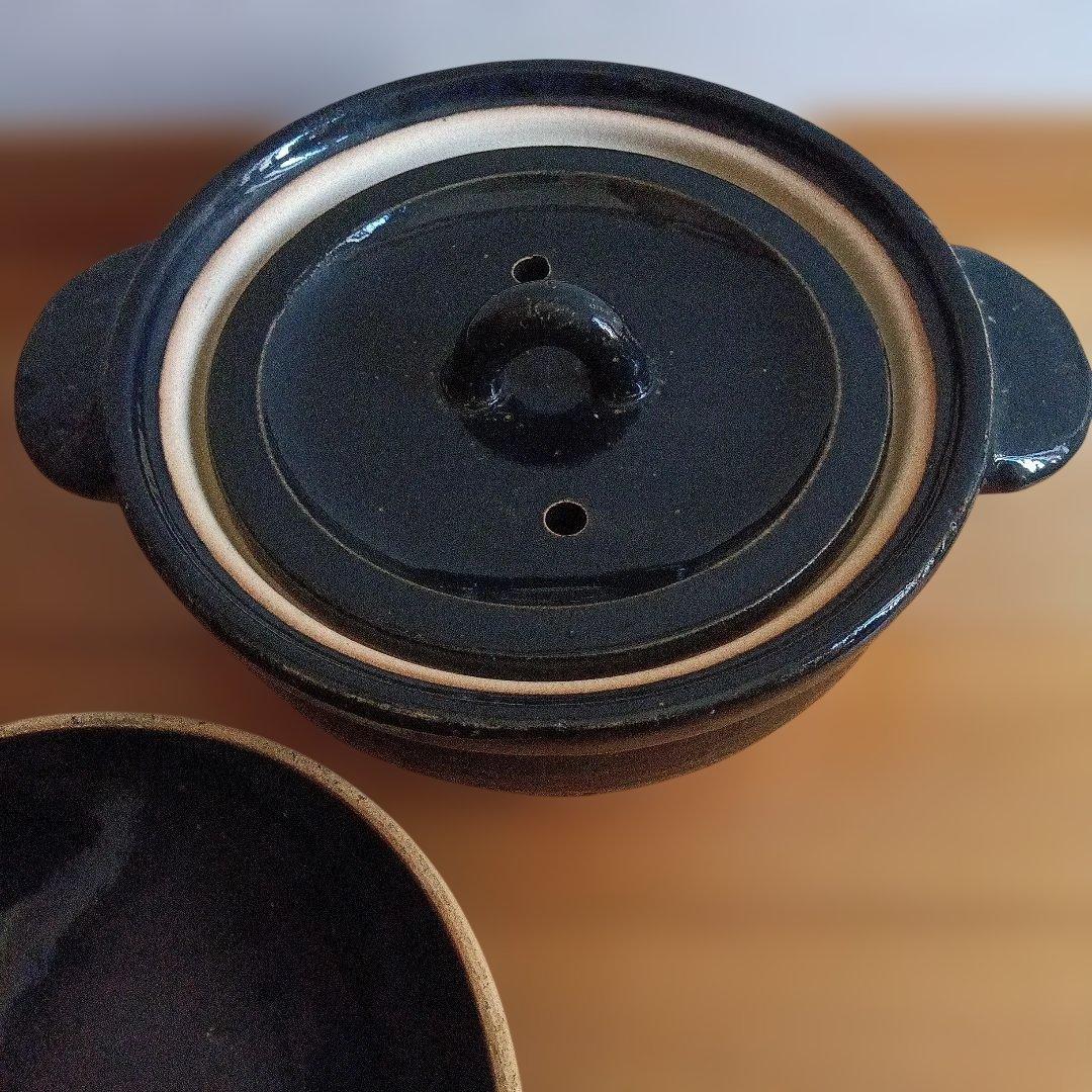 レトロ 長谷園 ２合 かまどさん 土鍋