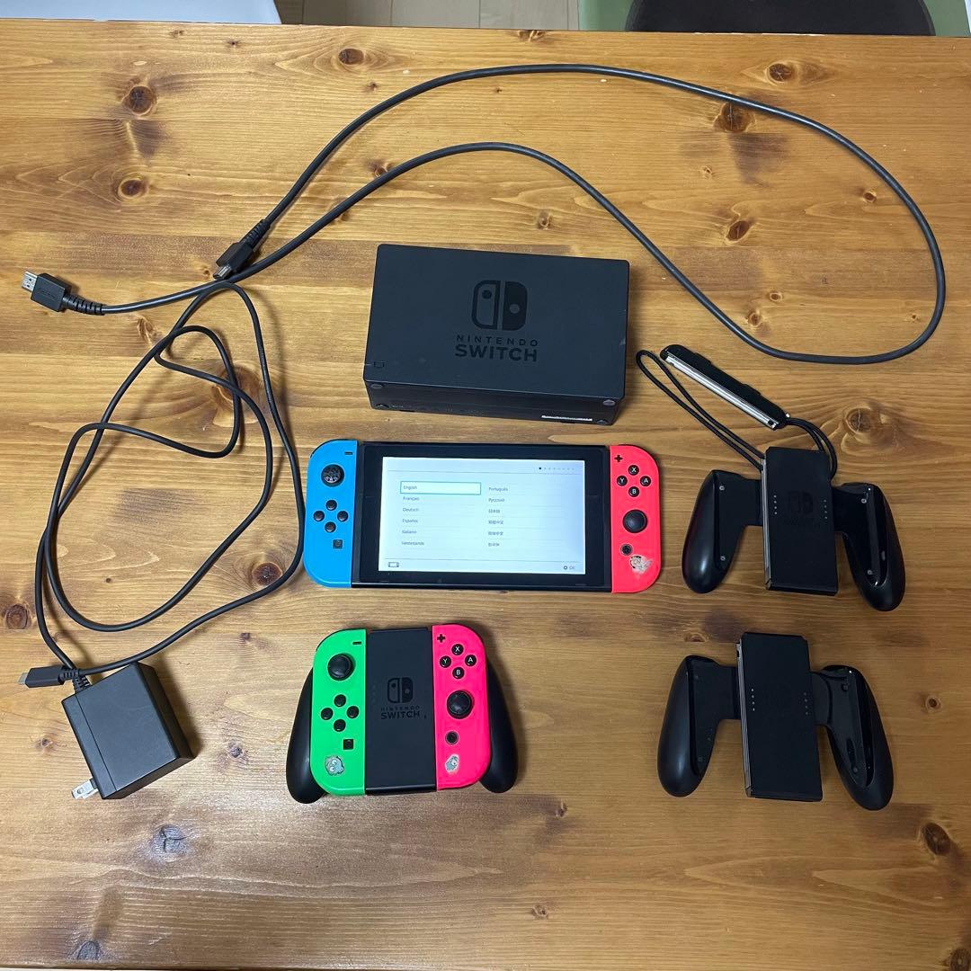 【詳細必ずチェック】任天堂NintendoニンテンドーSwitch本体+α 中古