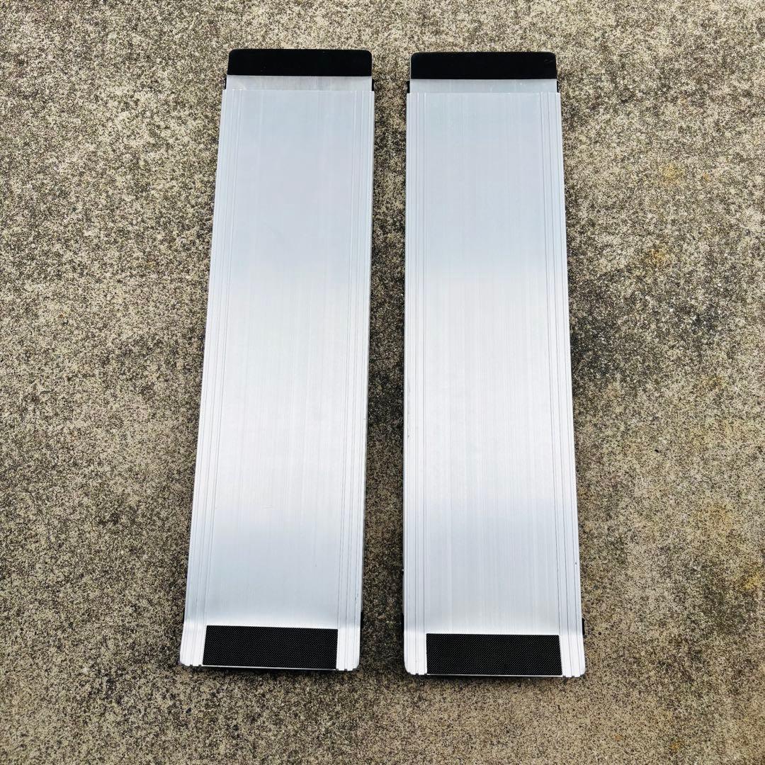 ラダーレール　トラックランプ　伸縮式　2本セット　バイク　自転車　積み込み