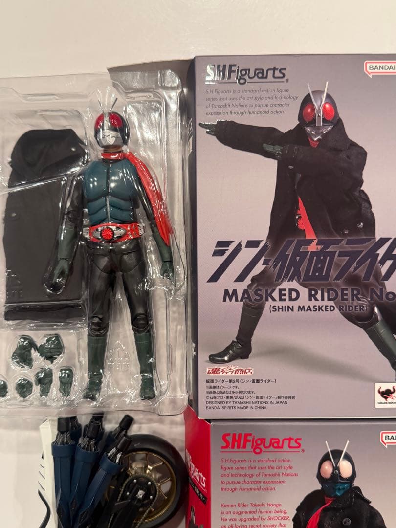 S.H.Figuarts シン・仮面ライダー　仮面ライダー第1号　第2号　本郷
