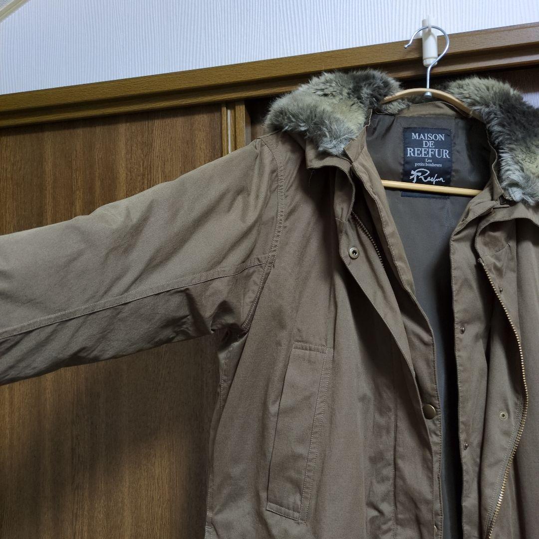 メゾンドリーファー ダウンライナー付モッズコート カーキ 38