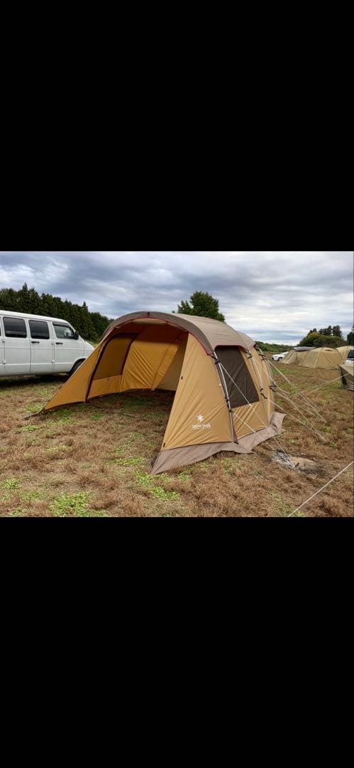 使用1回スノーピークエントリー2ルーム　エルフィールド　純正マットシートセット付