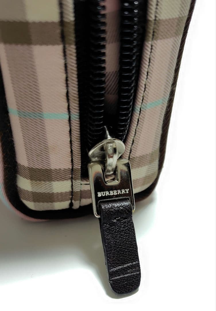 【未使用品】Burberry ノバチェック ボックス型ミニハンドバッグ ポーチ