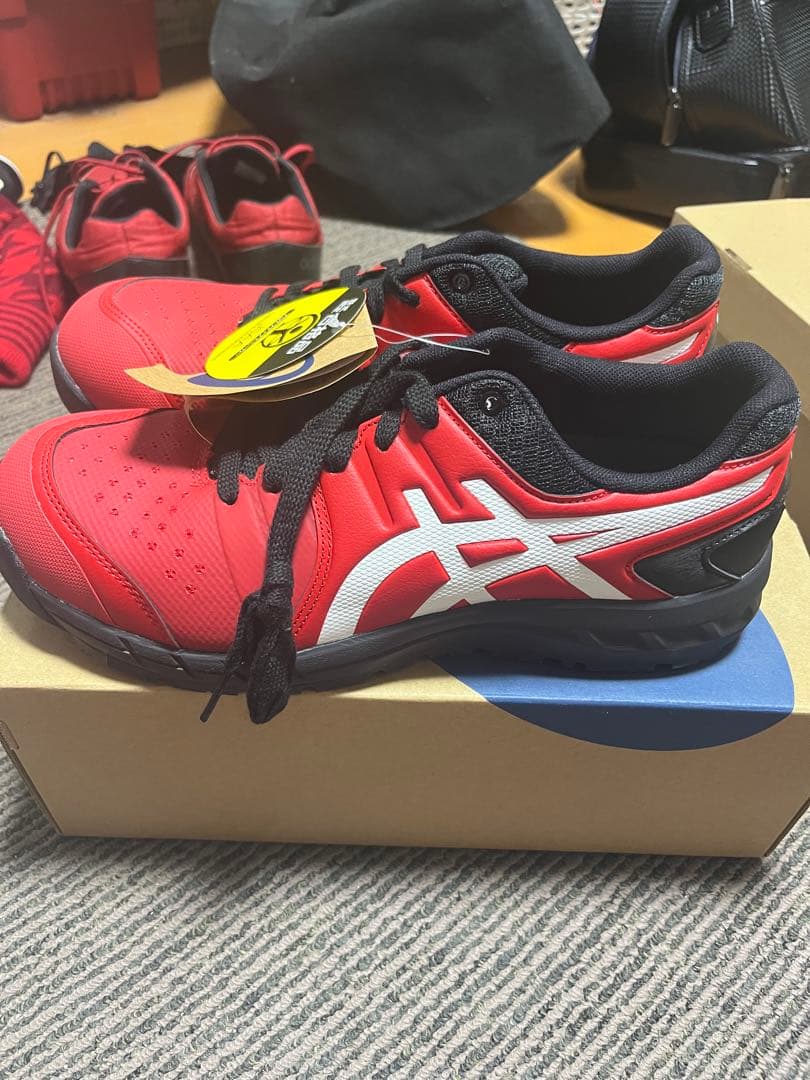 【新品未使用】アシックス安全靴 レッド 27.0 cm