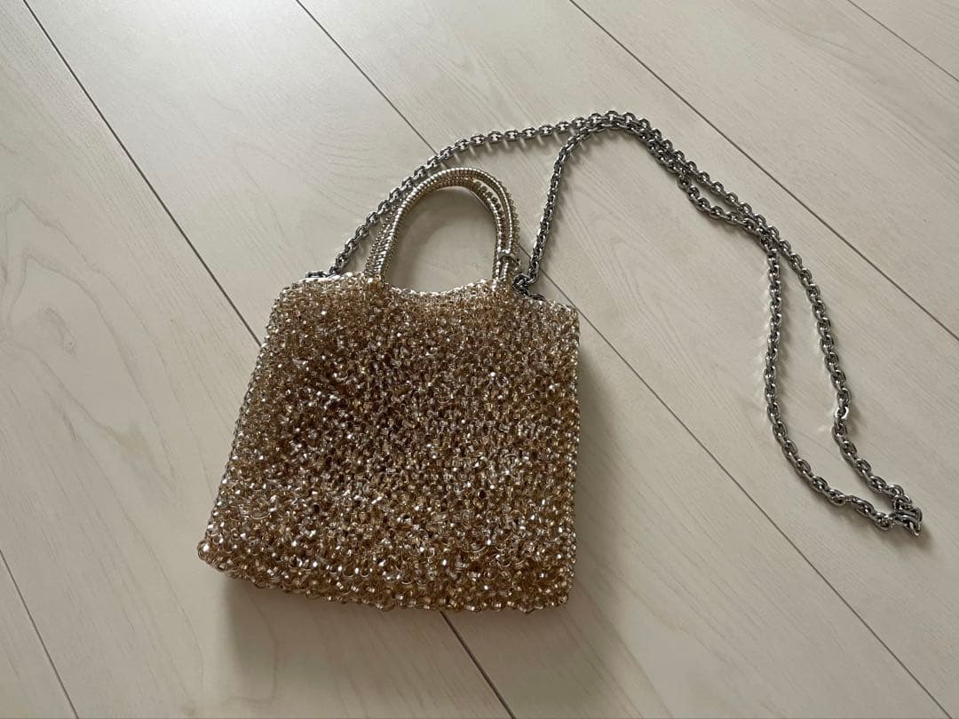 【美品】ANTERIMA アンテプリマ　ミニアトゥーラ シルバーゴールド